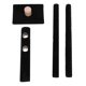 thumbnail image 1 of Soporte para pendientes desmontable Zhivalor organizador negro de Franela 24,8 cm, 1 of 8