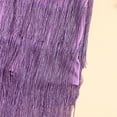 thumbnail image 4 of Gyratedream Kids Sleeveless Sequin Tassel Dress Little Girls Dance Wear Party Latin Rumba Dance Dress, 4 of 7