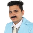 thumbnail image 3 of HPO Men's Human Hair Mustache Cosplay Facial Hair, 3 of 7