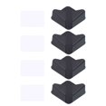 thumbnail image 2 of Cergrey 4Pcs No‑Punch Power Cable Storage Rack Wall‑Mounted Socket Power Cord Hook Holder Bracket Black,Home Supplies,Socket Power Cord Hook, 2 of 8