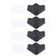 thumbnail image 2 of 4 soportes para cables de alimentación NoPunch, para pared, color negro, 2 of 14