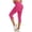 Red, variant on Skirted Capri Leggings for Women Spring Summer Elastic High Waist Slim Fit Workout Yoga Pants Capris