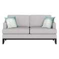 thumbnail image 2 of Liora Manne Visions III Antique Medallion Indoor Outdoor Decorative Pillow Aqua, 2 of 3