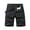Black, variant on JLFKNG Mens Cargo Pants Solid Color Washed Cargo Shorts Summer Fashion Cargo Shorts With Pockets Elastic Waist Drawstring Suitable For Dailywear