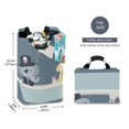 thumbnail image 2 of Yayeee Freestanding Laundry Hamper with Handle Collapsible Large Storage Basket for Clothes, Cute Animals, 2 of 7