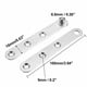 thumbnail image 2 of 2pcs 360 Degree Rotating Door Pivot Hinge Home Door Tool Box Cabinet Hardware Stainless Steel Furniture Hinges, 2 of 10