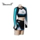 thumbnail image 3 of 2023-euphoria Cheerleader Uniform Maddy Outfit Long Sleeve Crop Top With Mini Skirt Set High School Womens Cheerleading Costume-1, 3 of 3