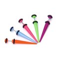 thumbnail image 2 of Tapones de Oído Cheater Fake Taper Camilla 4G 5pcs colorido Sunnimix 16G Acero, 2 of 7