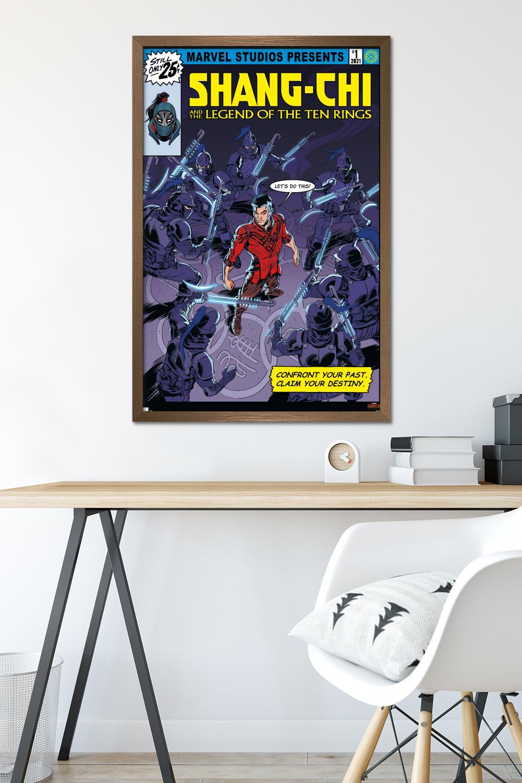 Marvel Shang-Chi and the Legend of the Ten Rings - Let's Do This Wall Poster, 22.375" x 34", Framed