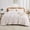 2 - Light Pink Flower, variant on Gogreen King Duvet Cover Floral, Soft & Breathable Microfiber 3 Pieces King Bedding Sets, Pattern King Comfy Duvet Cover, with Zipper Closure (Flamingo, King)