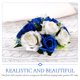 thumbnail image 5 of unbranded Bola De Flores Artificiales Azul Para Con Rosas Simuladas Para Centros De, 5 of 6