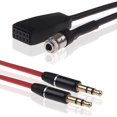 thumbnail image 2 of Cable de modo de auxiliar CUTICAT Conector de 3,5 mm para montaje en tablero E46 2002-2006 Adaptador AUX, 2 of 7