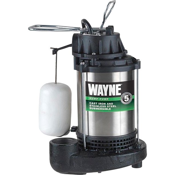 Bomba de sumidero Wayne CDU980E 3/4 HP sumergible de hierro fundido