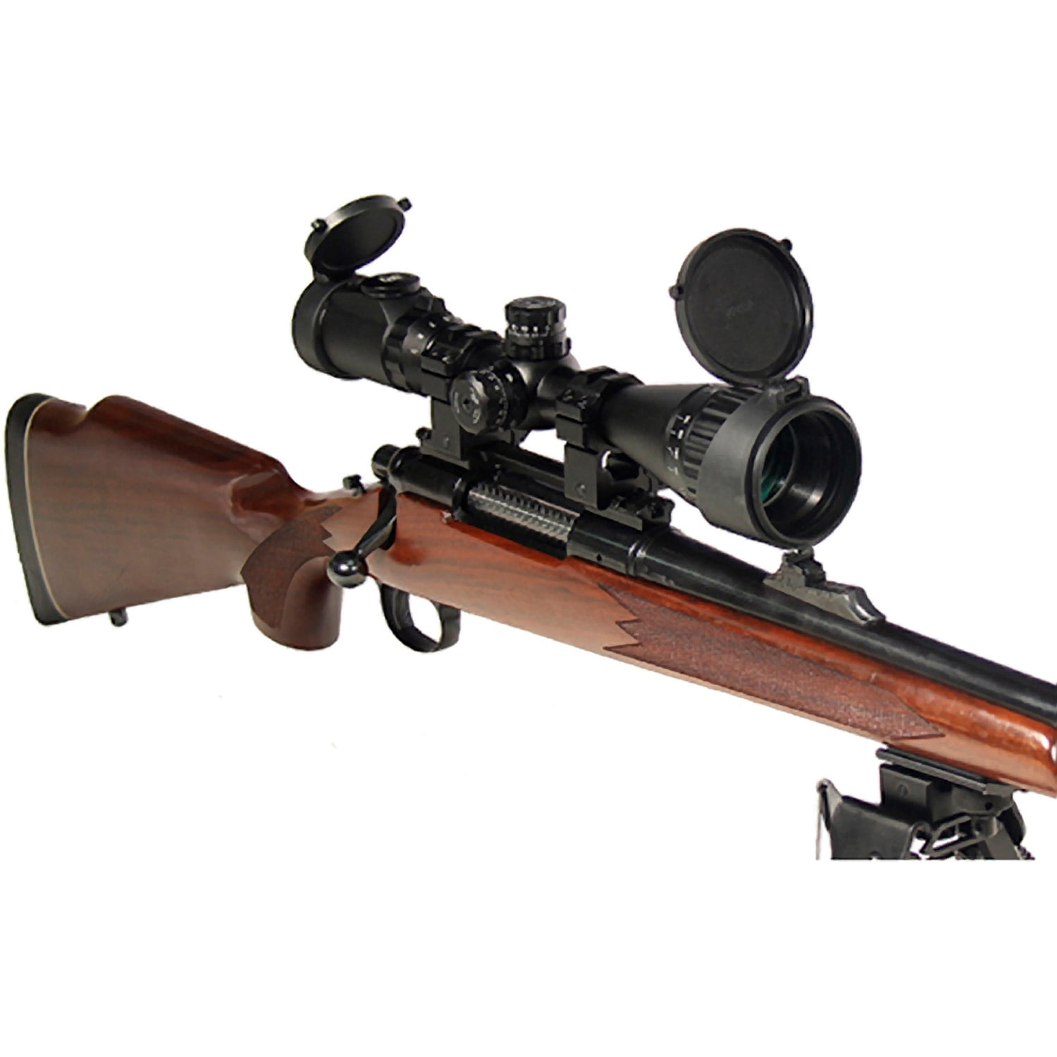 UTG 3-9X40 1" Hunter Scope, AO, 36-color Mil-dot, QD Rings