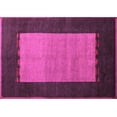 thumbnail image 1 of Ahgly Company Indoor Rectangle Abstract Pink Modern Area Rugs, 2' x 5', 1 of 4