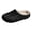 Black, variant on Women's Fleece Lined Platform Clogs Close Toe Waterproof Lightweight Non Slip Outdoor Indoor Slippers