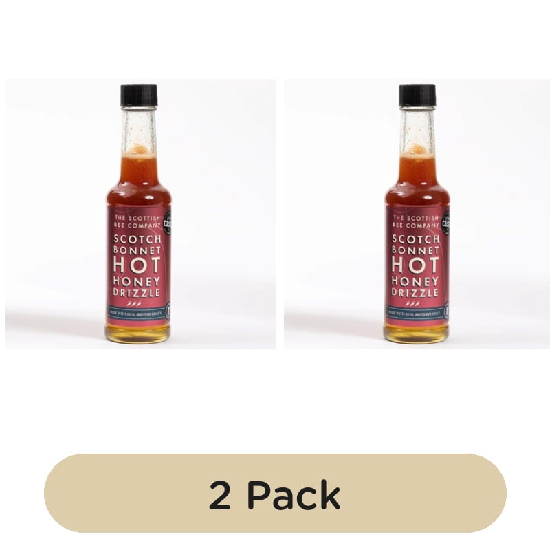 Scottish Bee Company Scotch Bonnet Hot Honey 200g, British Import (Pack of 2)