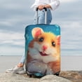 thumbnail image 7 of Rateoe Cloud Cute Hamster Printed Luggage Cover, Suitcase Protector Fits 18-32 Inch Luggage-Large, 7 of 7