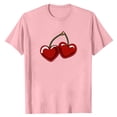 thumbnail image 5 of Wavsuf Graphic T Shirts Men Tees Short Sleeve Round Neck T Shirt Pink Size 2XL, 5 of 5