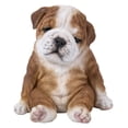thumbnail image 1 of SITTING SLEEPY BULLDOG PUPPY STATUE, 1 of 5