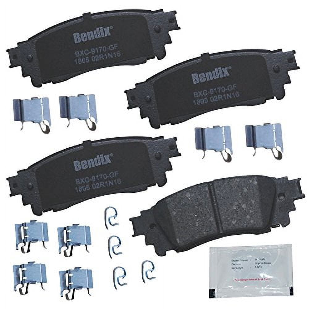 Bendix Brakes Disc Brake Pad Set Fits select: 2019-2020 TOYOTA RAV4, 2016-2020 LEXUS RX
