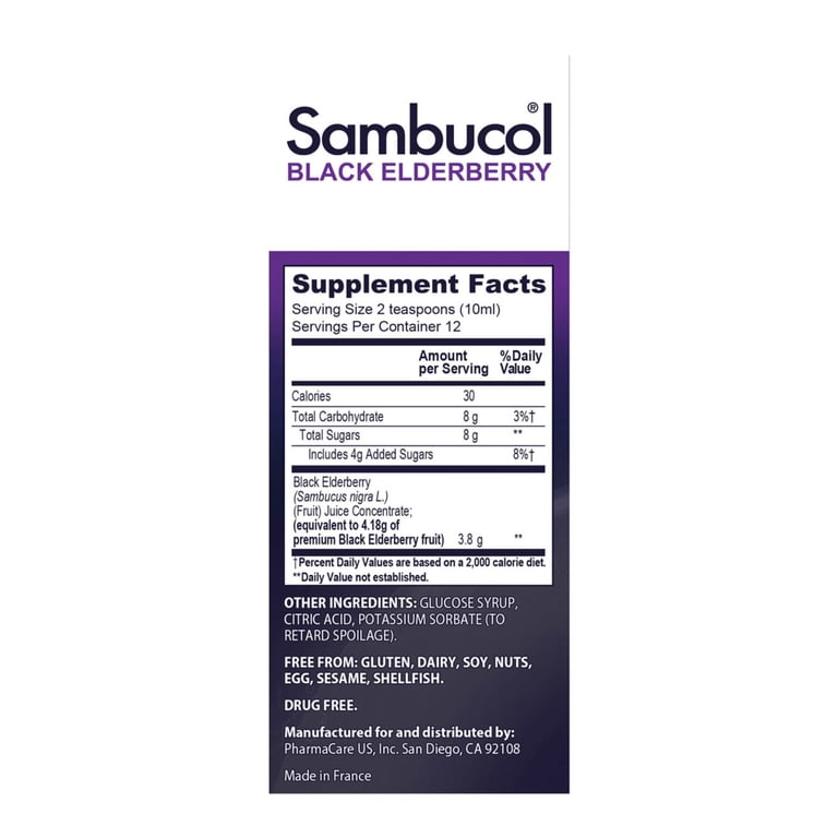 Sambucol Black Elderberry Original Immune Support Syrup, 4oz photo 6