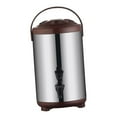 thumbnail image 4 of Dispensador de bebidas frías y calientes con grifo, cubo multiusos para jugo de granos de café, para agua, bebidas, fiesta, barbacoa negro, 4 of 9