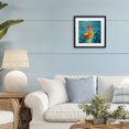 thumbnail image 3 of Stupell Industries Eclectic The Paddler Duck with Straw Hat Black Framed Print Under Glass, 13 x 13, by Lucia Heffernan, 3 of 8