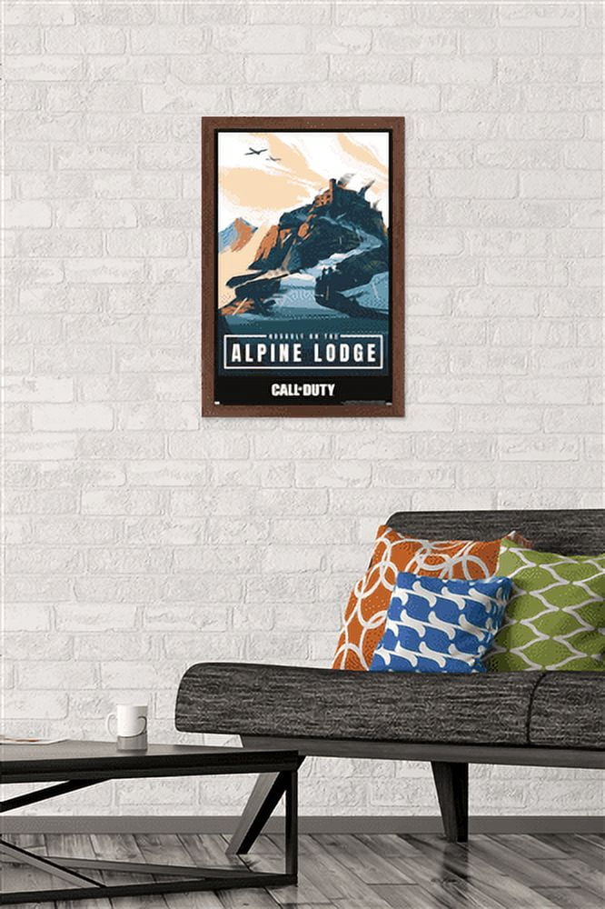 Call of Duty: Vanguard - Alpine Lodge Wall Poster, 14.725" x 22.375", Framed