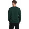 thumbnail image 4 of Milltex 8 oz Midweight Crewneck Fleece Sweatshirt Unisex CVC Blend, Soft Cotton Polyester Pullover, Decorator Ready Blank for Printing, Casual Long Sleeve Sweatshirt for Men and Women-Forest, 4 of 5