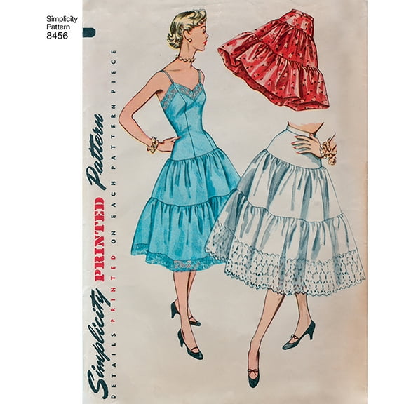 Simplicity Misses' Vintage Petticoats & Slips Pattern, 1 Each