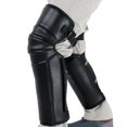 thumbnail image 6 of BAOSITY Motorcycle Knee Pads Leggings Covers Motorcycle Windproof Leg Gaiter Knee Mat for Riding Skating Skating Fishing Outdoor PU Leather, 6 of 8