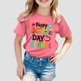 thumbnail image 2 of TZEWGL T-Shirts pour Enfants Imprimé Ours Dessin Animé Col Rond Manches Courtes Ample pour Nouveau-Nés Taille 6-7T, 2 of 4