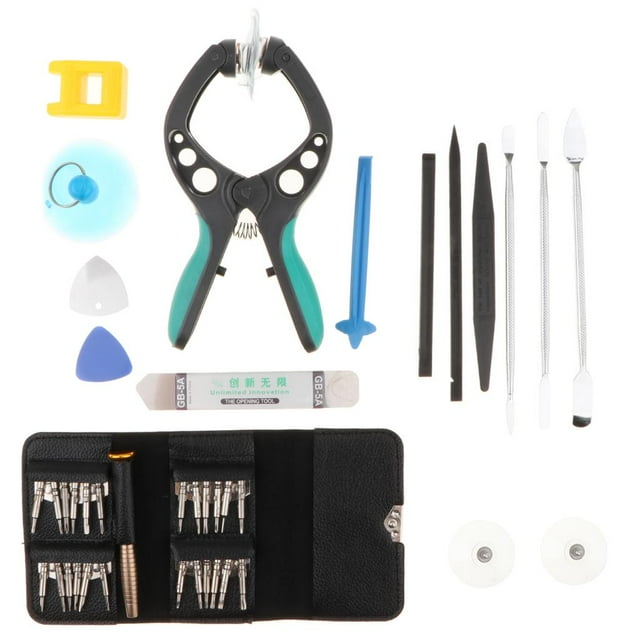 1 De Destornilladores, s De Herramientas De Reparación Para Teléfonos Móviles, Computadoras Portátiles, PC, Gafas, Relojes Hugo Kit de destornilladores de reparación