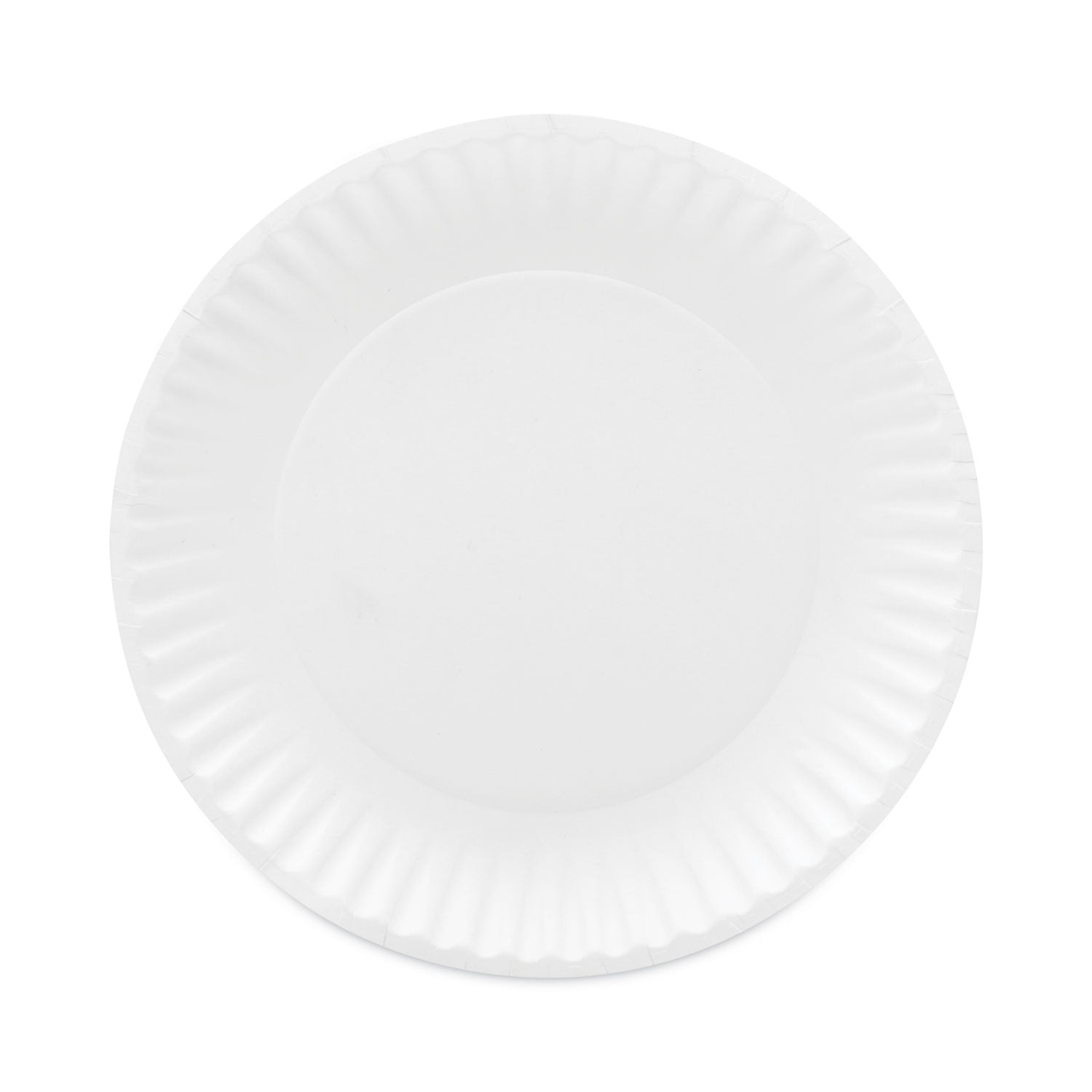 AJM Packaging Coated Paper Plates, 9 Inches, White...