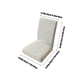 thumbnail image 3 of Funda Para Silla Con Respaldo Elstico Integrado, De Tela, Cintura Elstica, Protege De Derrames, Para Muebles De Interior Y Exterior, Paquete De 1, Negra, Ukhbmc | Gray, 3 of 7
