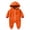 Orange, variant on Mercatoo Baby Boys Girls Thick Fleece Jumpsuit Hooded Fuzzy Long Sleeve Plush Lightweight 𝗥omper Winter Cozy Warm Clothes