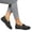 Black, variant on YOUYEDIAN Flat Shoes for Women Dressy Non Slip Slip on Loafers Spring Summer Office Walking Shoes Comfy Closed Toe Orthopedic Shoes (Purple)