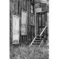 thumbnail image 2 of Flaherty, Dennis 23x32 Black Ornate Wood Framed with Double Matting Museum Art Print Titled - Colorado, St Elmo Weathered doors in building, 2 of 4