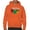 Orange, variant on The Three Stooges Colorful Sweatshirt Funny 3 Wise Guys Curly Moe Larry Shemp Classic Retro American Legend Hoodie