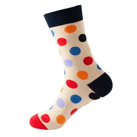 

UDAXB Socks Women s Mid-tube Socks With Thick Polka Dot Mid-tube Socks Winter Sports Socks Half-leg Thermal Socks