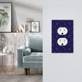 thumbnail image 5 of Rocae purple flower Snowflake for Decorator Light Switch or Receptacle Outlet Wall Plate,Polycarbonate Thermoplastic-Style S, 5 of 6