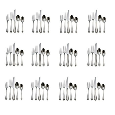 

Reed & Barton Hammered Antique 18/10 Stainless Steel - 60 Piece Set (Service for Twelve)