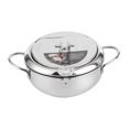 thumbnail image 1 of Lipstore Deep Fryer Pot Cookware Oil Fryer Pan for Dried Onion Rings Squid Rings 24x24x8cm, 1 of 8