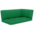 thumbnail image 2 of vidaXL Coussins de Palette 3 Pcs Tissu Vert, 2 of 5