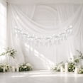 thumbnail image 5 of AUNVITO Bow Wreath Banner Garland with 8 Bows for Birthday Party Bridal Shower Wedding Bridal Decor and Celebration Backdrop Hanging Decoration, 5 of 7