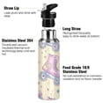 thumbnail image 3 of Yayeee 20oz Insulated Water Bottle Double Wall Stainless Steel with Flip Straw Lid, Roller Disco, 3 of 7