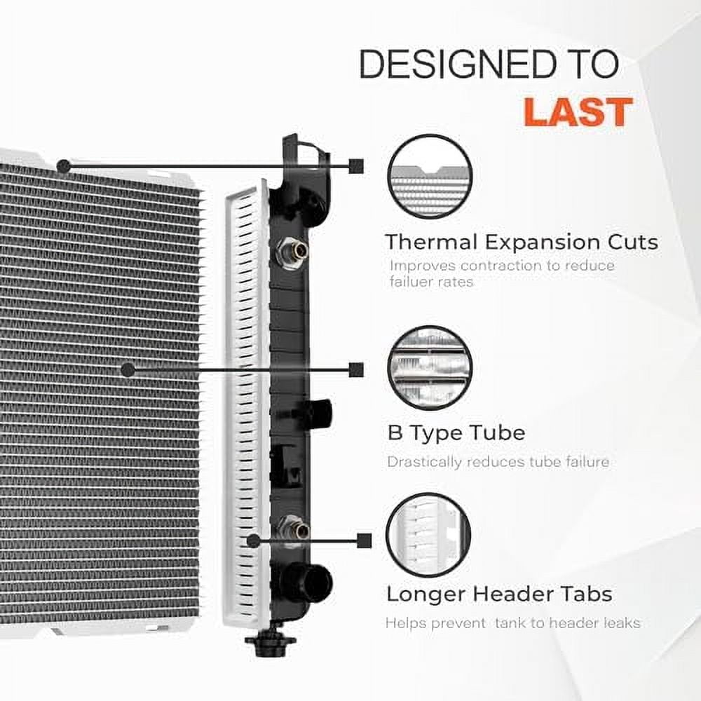 Radiator | Compatible with Ford Ranger Mazda B4000 1995-1997 4.0L V6 | Compatible with 675-02334 FO3010163 FOTZ8005EA