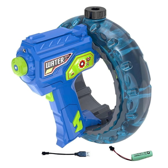 Long Range Squirting Water Toy with Colorful LED Light Battery Powered Funny Electric Water Toys for Kids