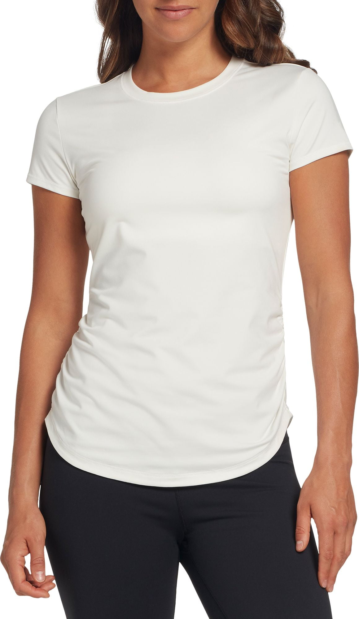 Calia CALIA by Carrie Underwood Women's Flow Crewneck Ruched TShirt